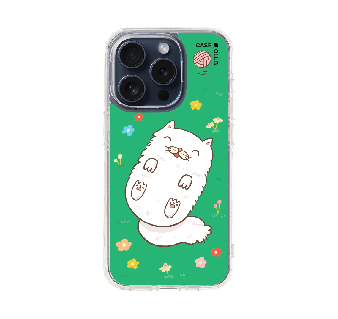 persian cat in the garden